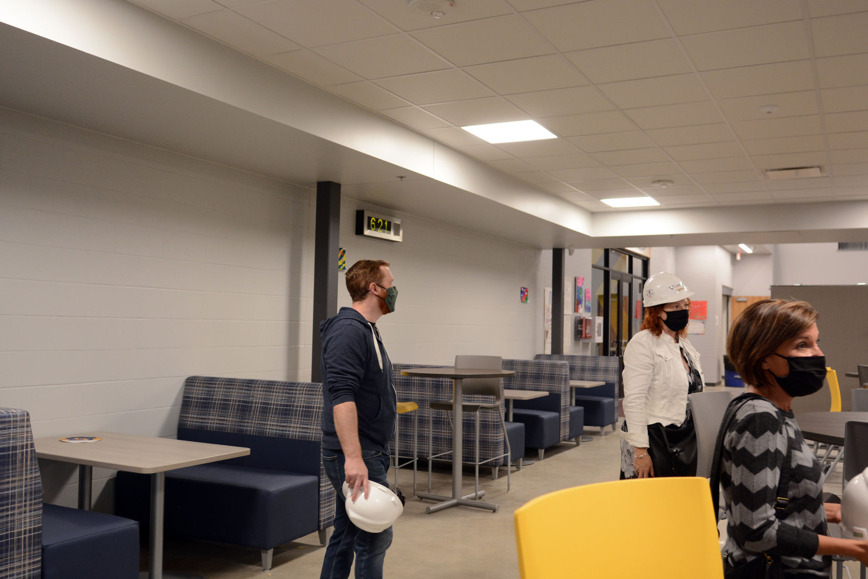 Baraboo school construction tour May 3, 2021